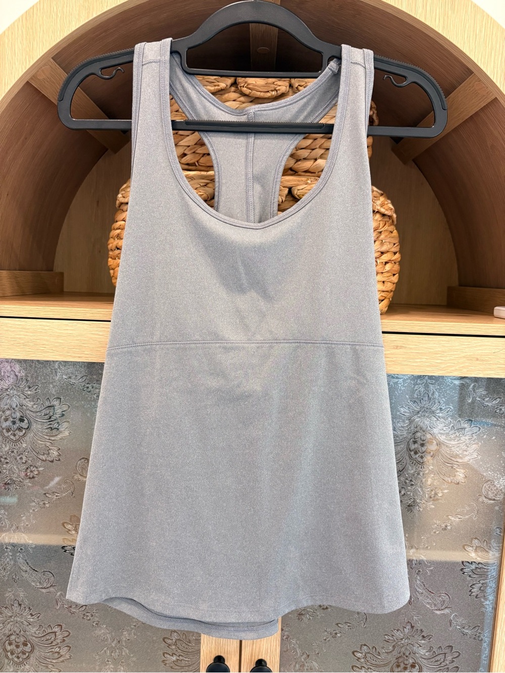 Never worn! Women's Grey Racerback Tank Top